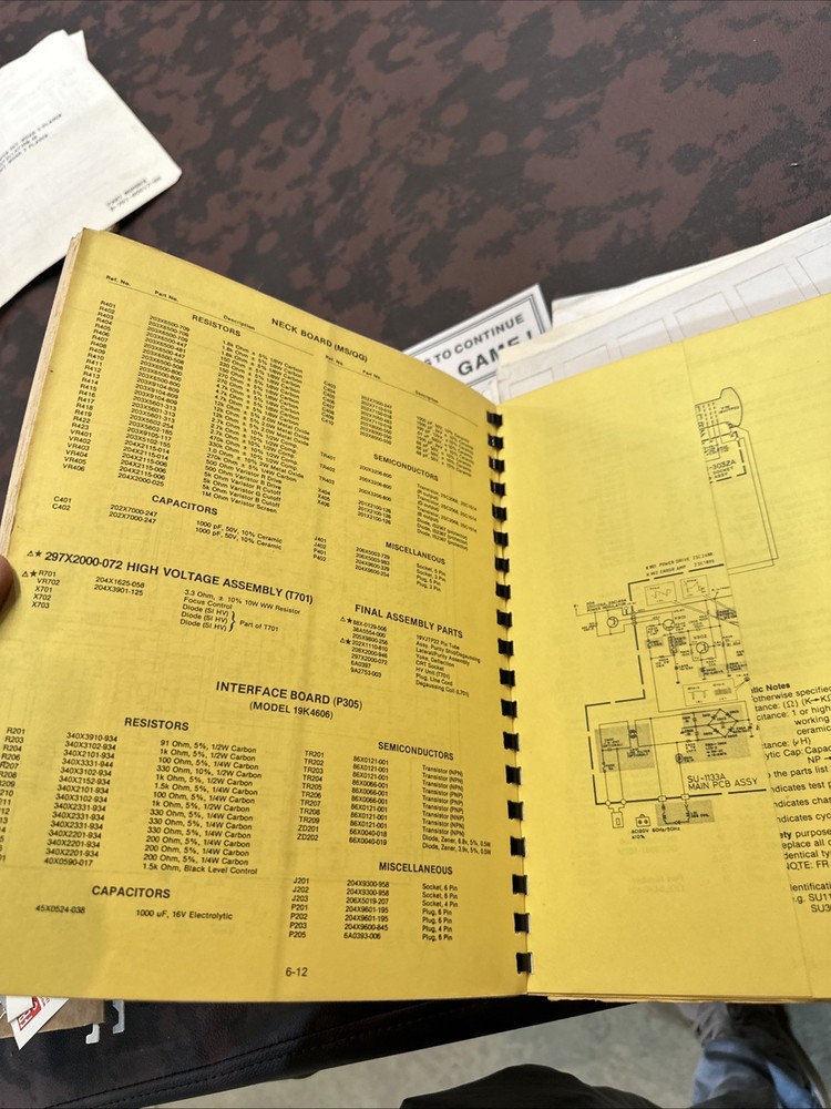 Midway Ms. Pac-Man Pacman Arcade Game Machine Operating Manual Schematics ORIG