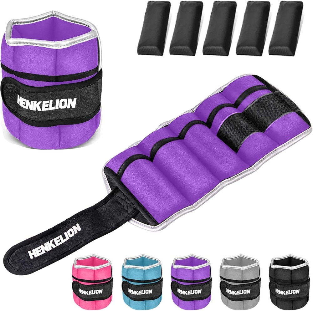 Durable 3 lbs Adjustable Ankle Weights for Enhanced Strength Training & Recovery