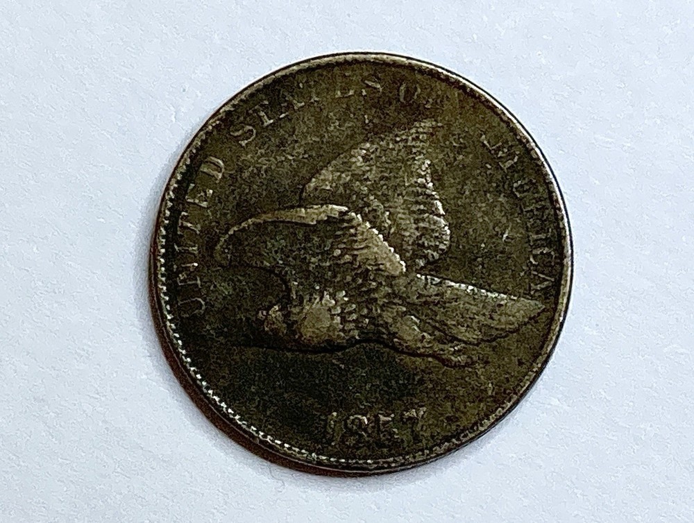 1857 Flying Eagle Cent Penny (receive coin pictured-see description)
