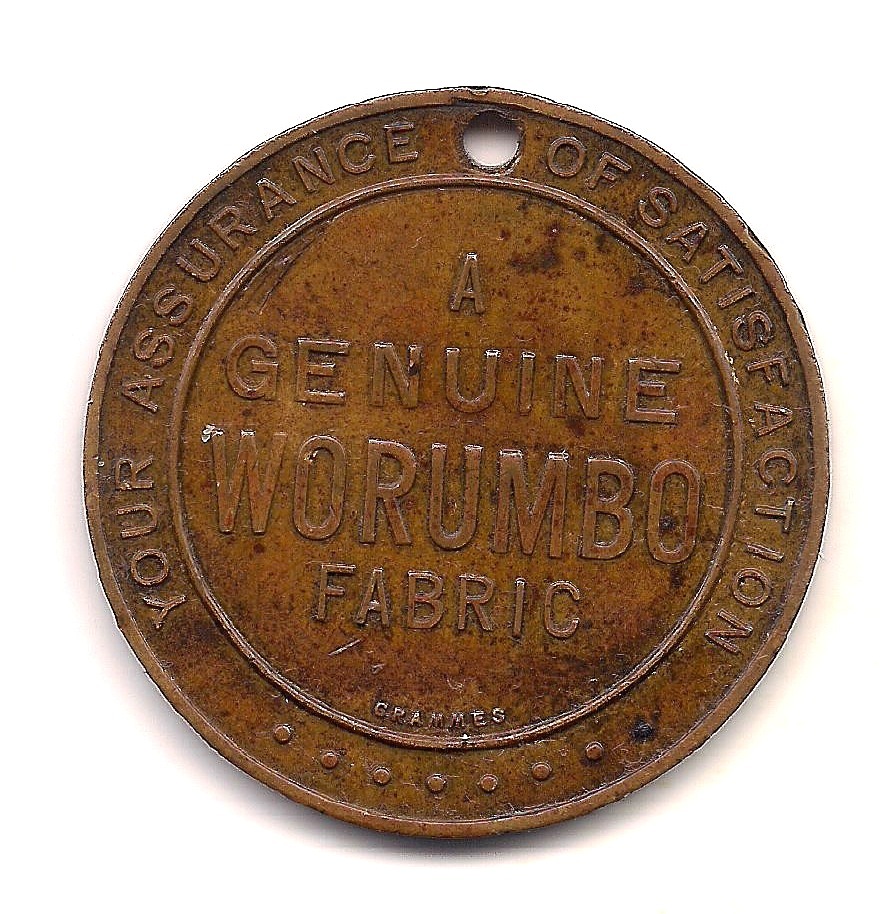 ND Worumbo Fabrics Textile Token/Medal!!