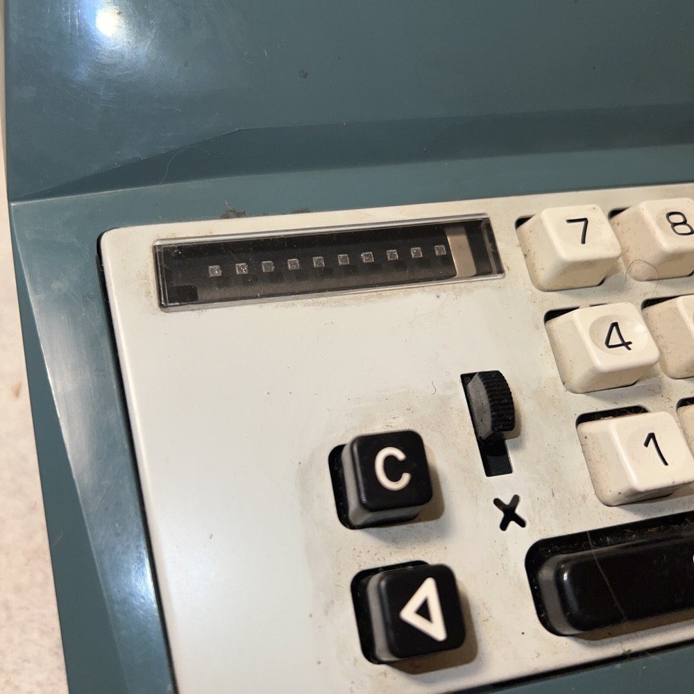Vintage Olivetti Summa Quanta Electric Adding Machine Mid Century AS IS