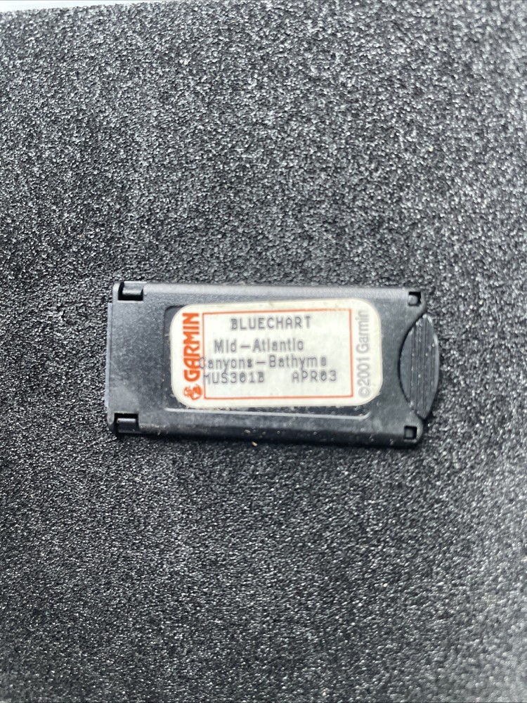 Garmin Blue Chart Data Card Mid-Atlantic Canyons Used