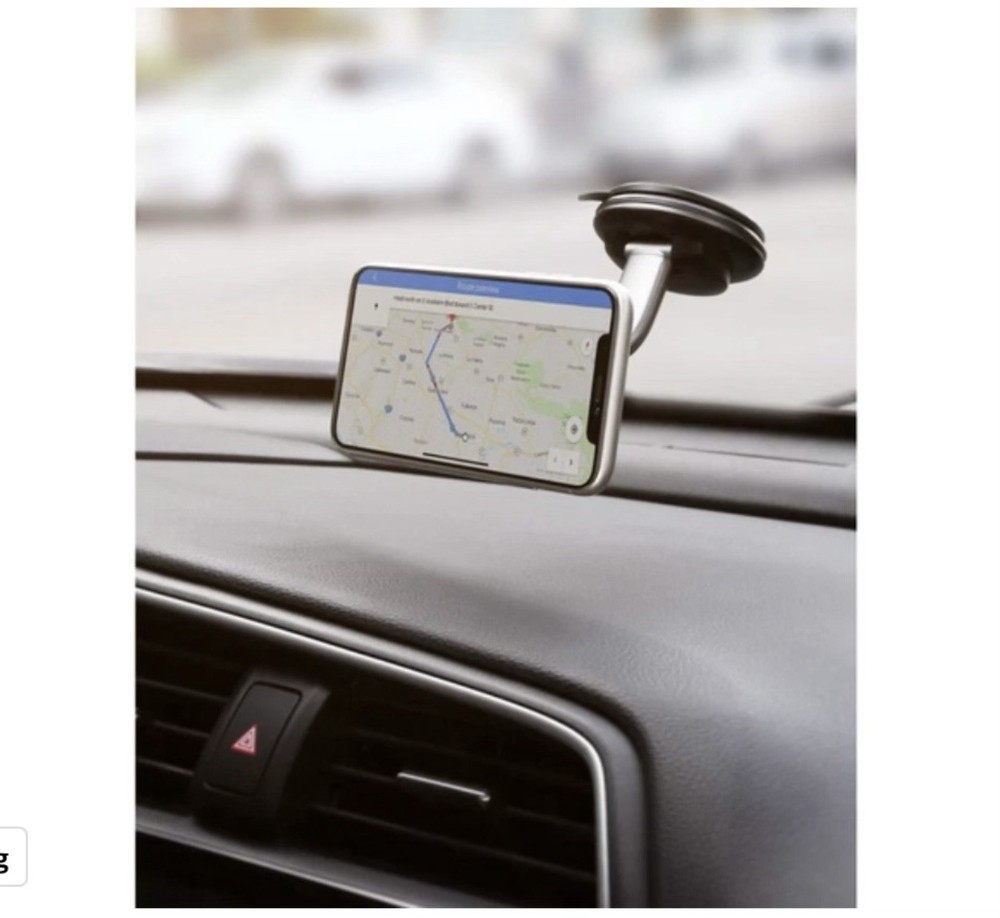AUKEY Magnetic Car Mount Black Adjustable Angle Universal Dashboard Desktop