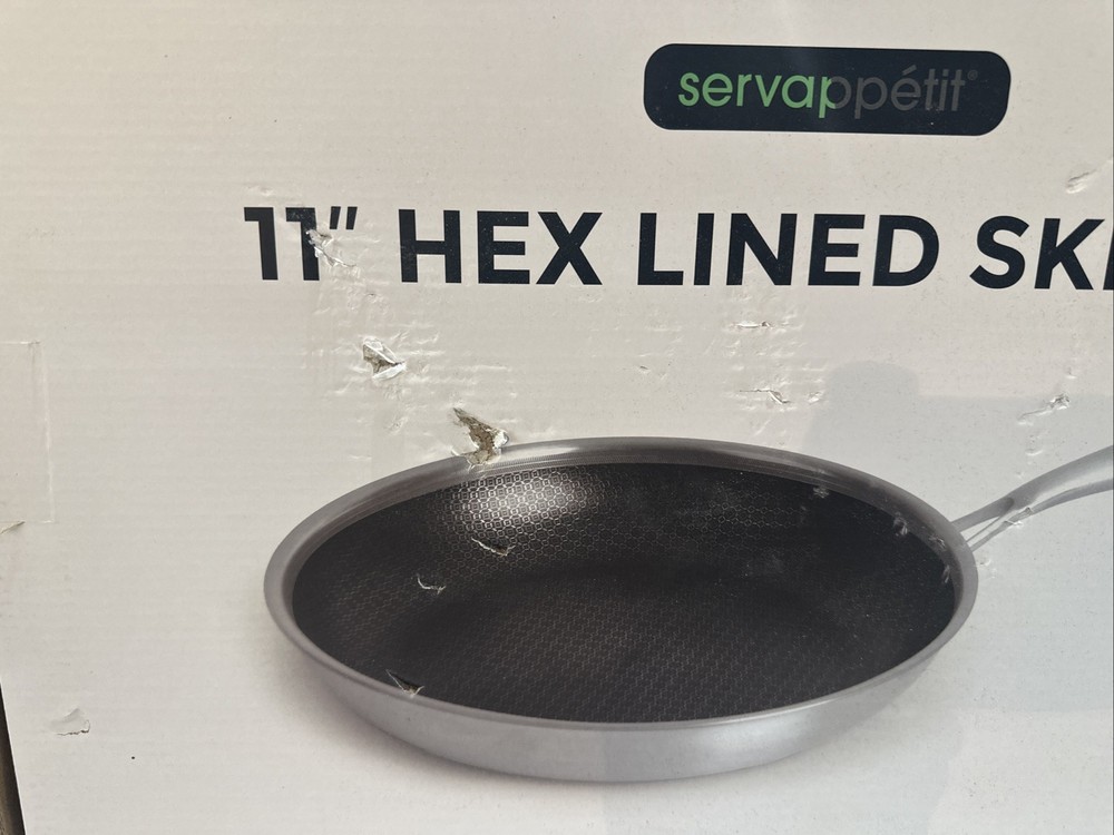 Servappetit 11” Hex Lined Skillet New In Box Some Box Damage