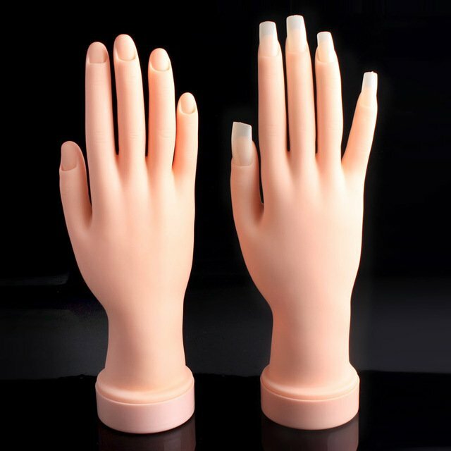 Manicure practice plastic hand model