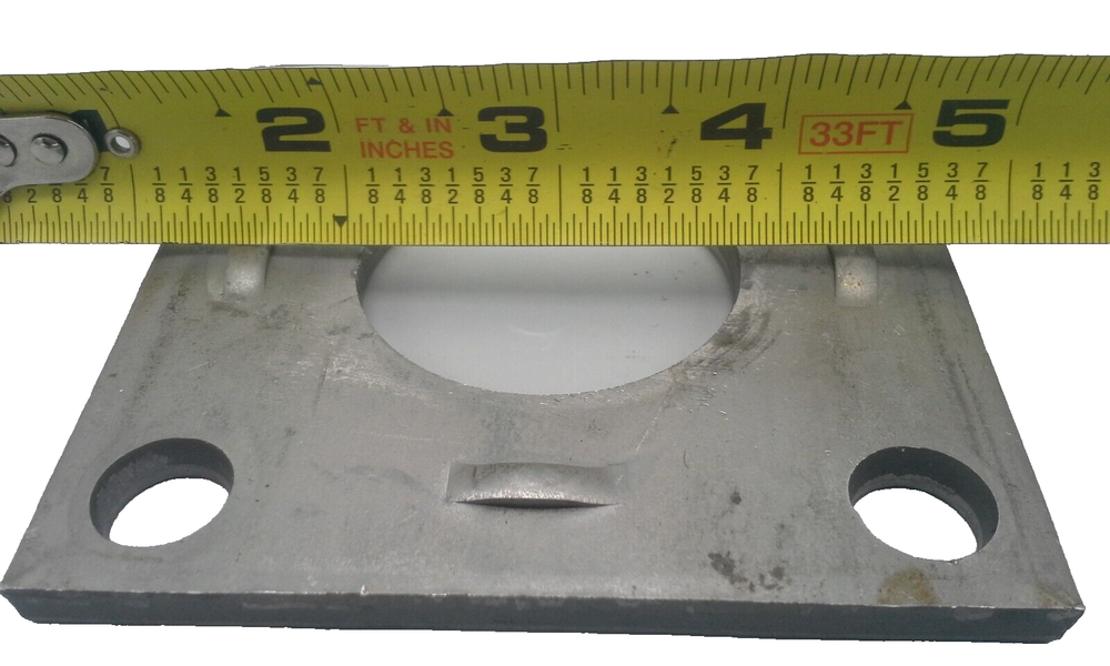 TWO 3500#Axle Trailer Brake Backing Plate Mount Flanges fits 1.75 Spindle