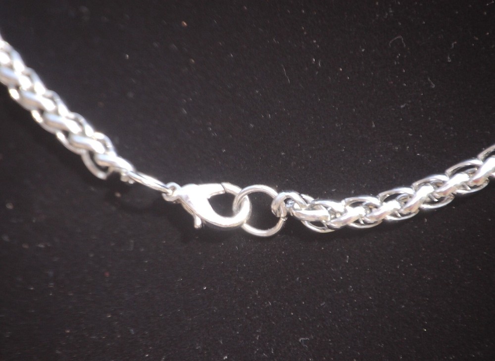 Ex-Large Silver Tone Elephant Necklace