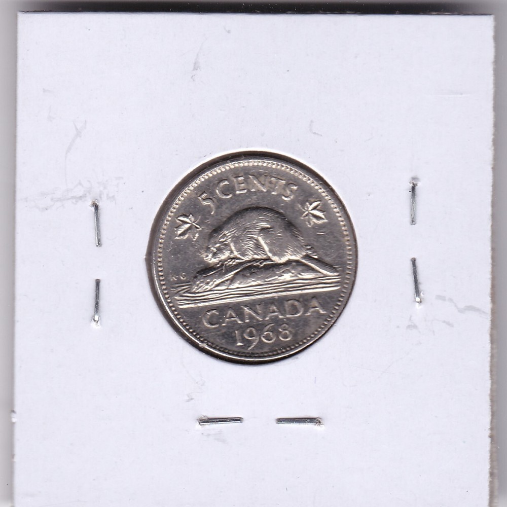 1968 Canada 5 Cents
