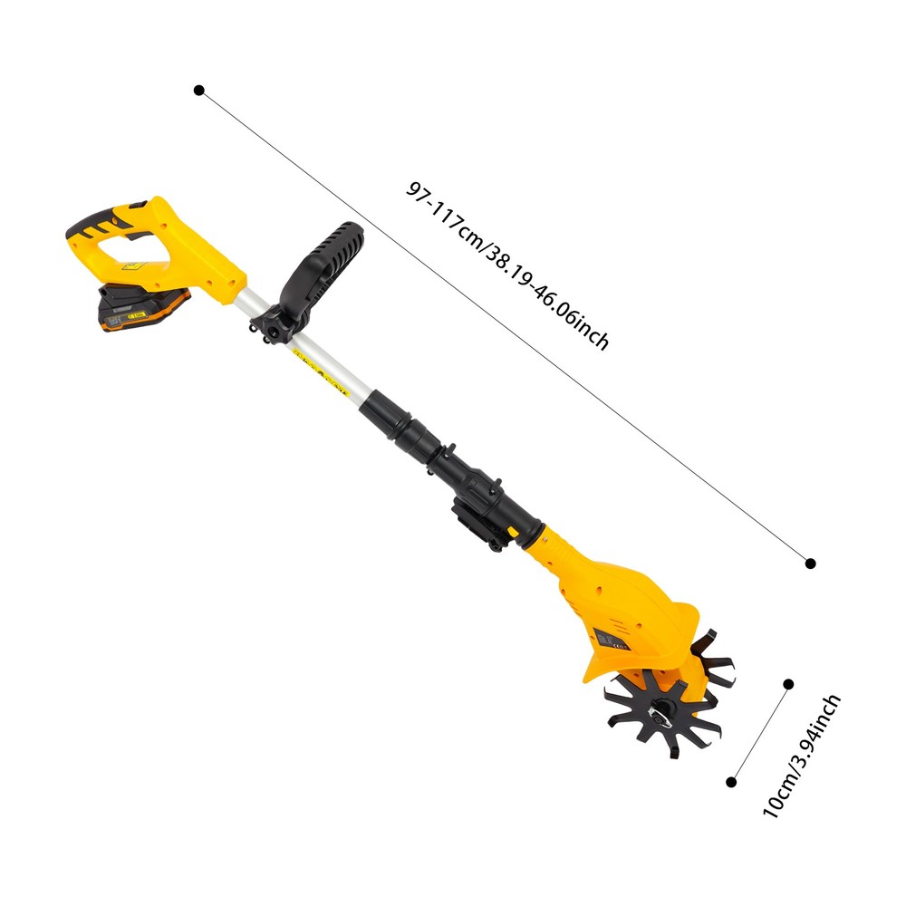 Handheld Electric Tilling Machine Cordless Tilling Machine Battery Powered