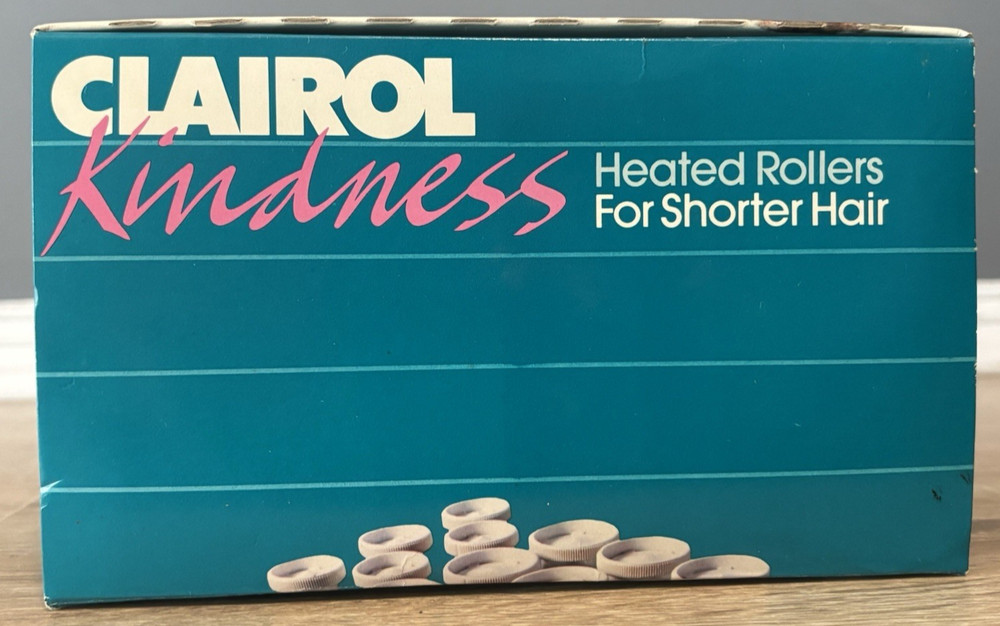 Clairol Kindness Heated Rollers FT-19 Tested & Working 1985 with Clips
