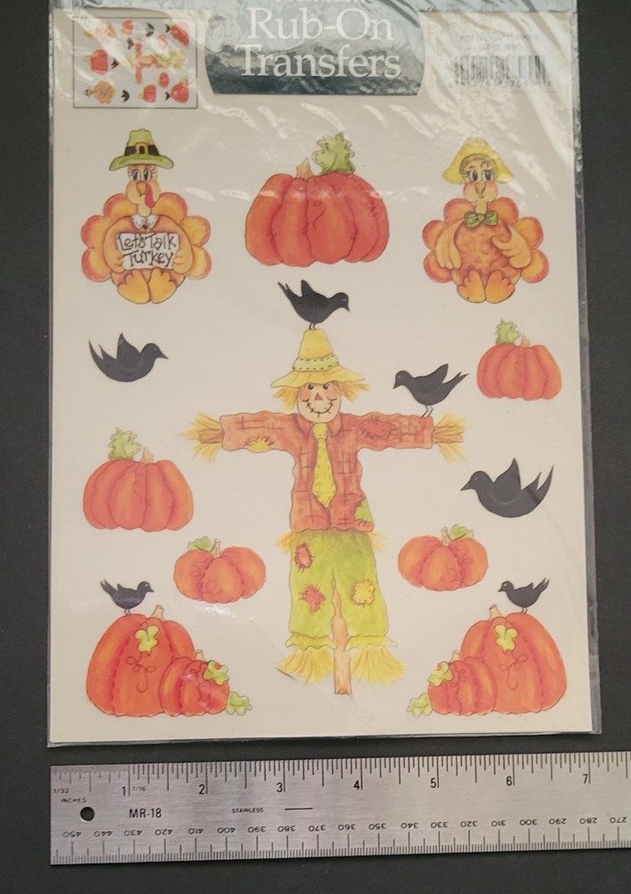 Rub On Transfers Scarecrow
