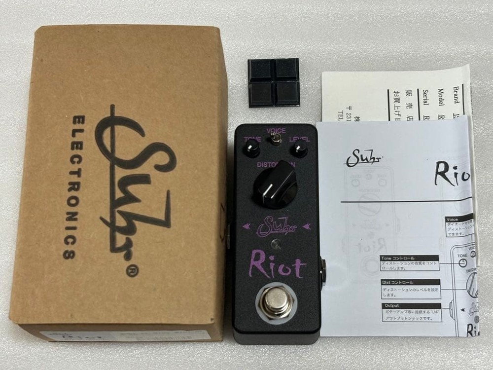 Suhr Riot MINI Black Edition Distortion Pedal