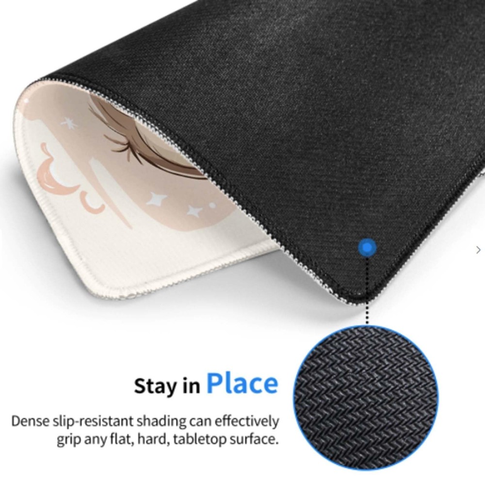 Voltique Mouse Pad Small Desk Mat, Sloth Computer Mousepad with Stitched Edge...