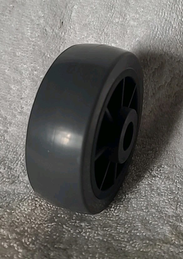 Hammer Strength Adjustable Bench Transport Wheel Gray Black