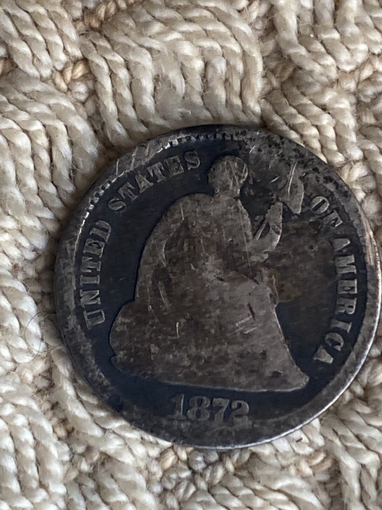 1872  half dime