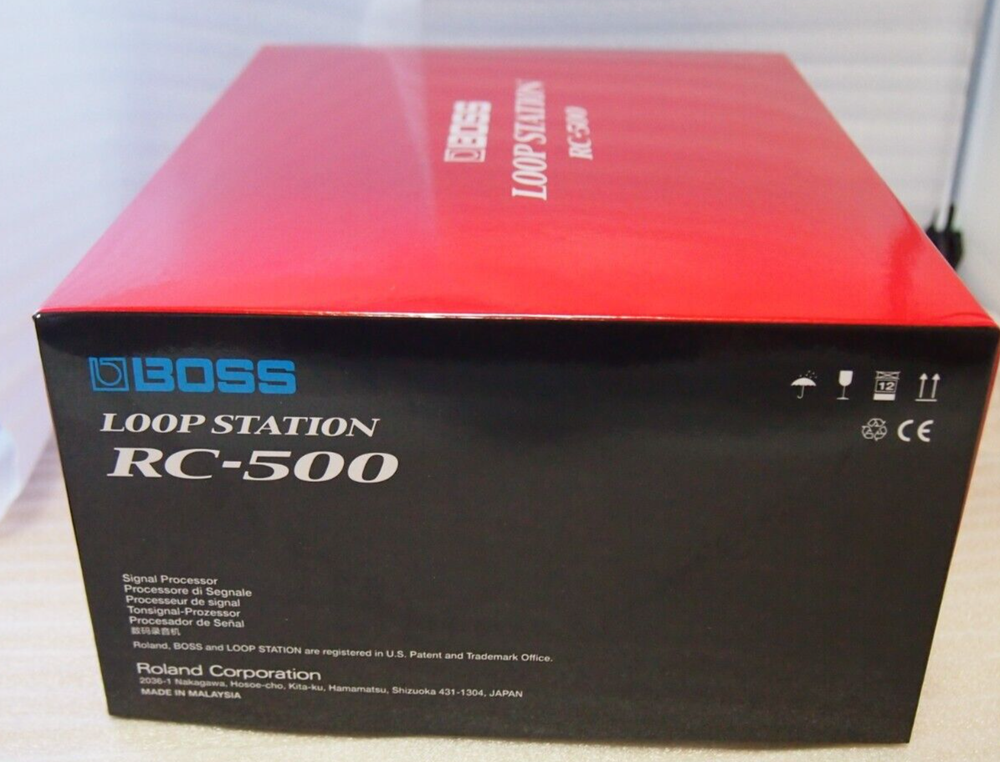 BOSS RC-500 Loop Station Looper Sequencer Effect Pedal Numerous Rhythm Patterns