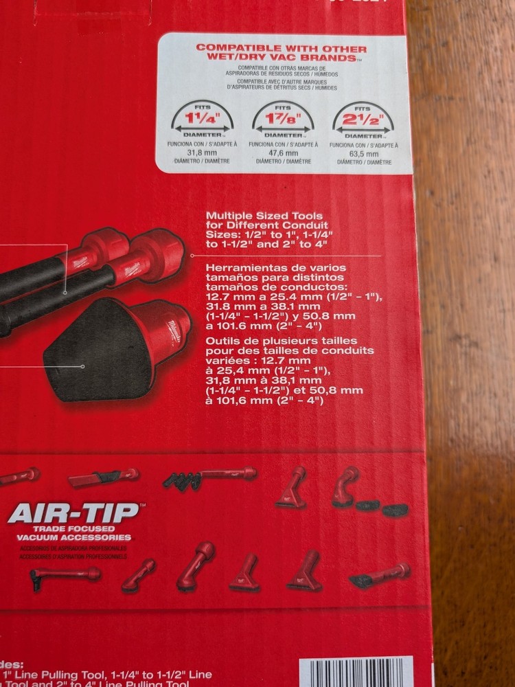 NEW Milwaukee Tool 49-90-2024 Air-Tip Conduit Line Puller Kit Attachment