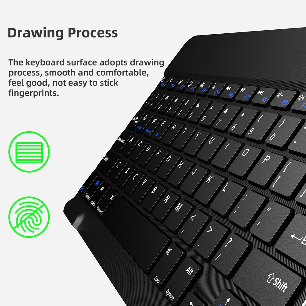 Wireless Bluetooth Keyboard+Mouse Combo Set For iPad iMac Android Phone Tablet