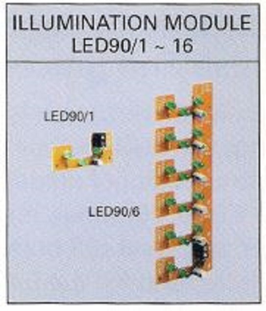 ELBEX / GRAYSTONE LED90 NAME CARD ILLUMINATORS FOR PANEL