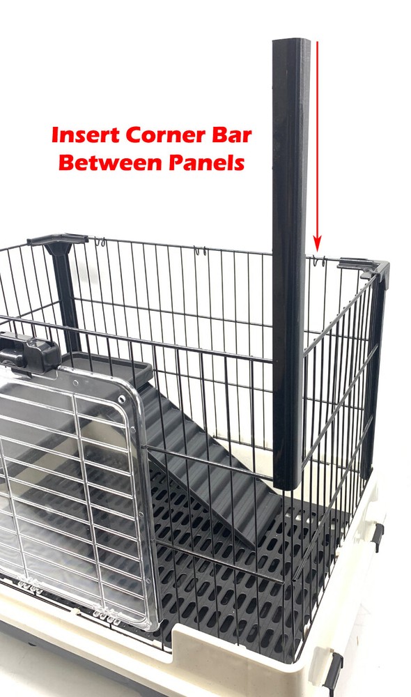 2-Level Rabbit Guinea Pig Ferret Hedgehog Kitten Rolling Cage With Pull Out Tray