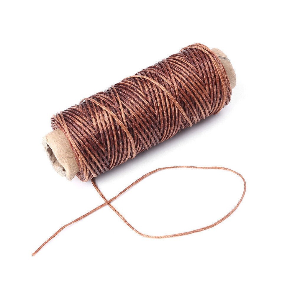 50M 150D 1mm Leather Sewing Waxed Thread Wax String Craft Stitching Cord Tool