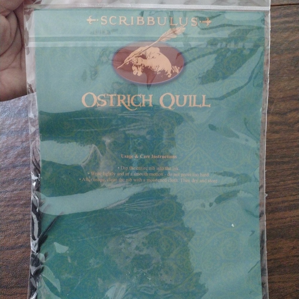 Brand New Universal Studios Harry Potter Ostrich Quill Scribbulus