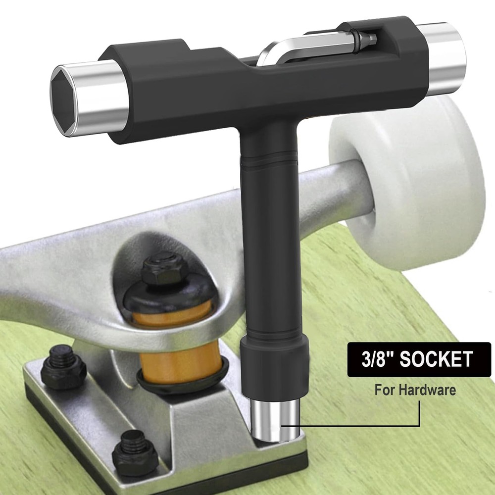 Professional Skate Tools, All-in-One Multi-Function Portable Skateboard T Tool