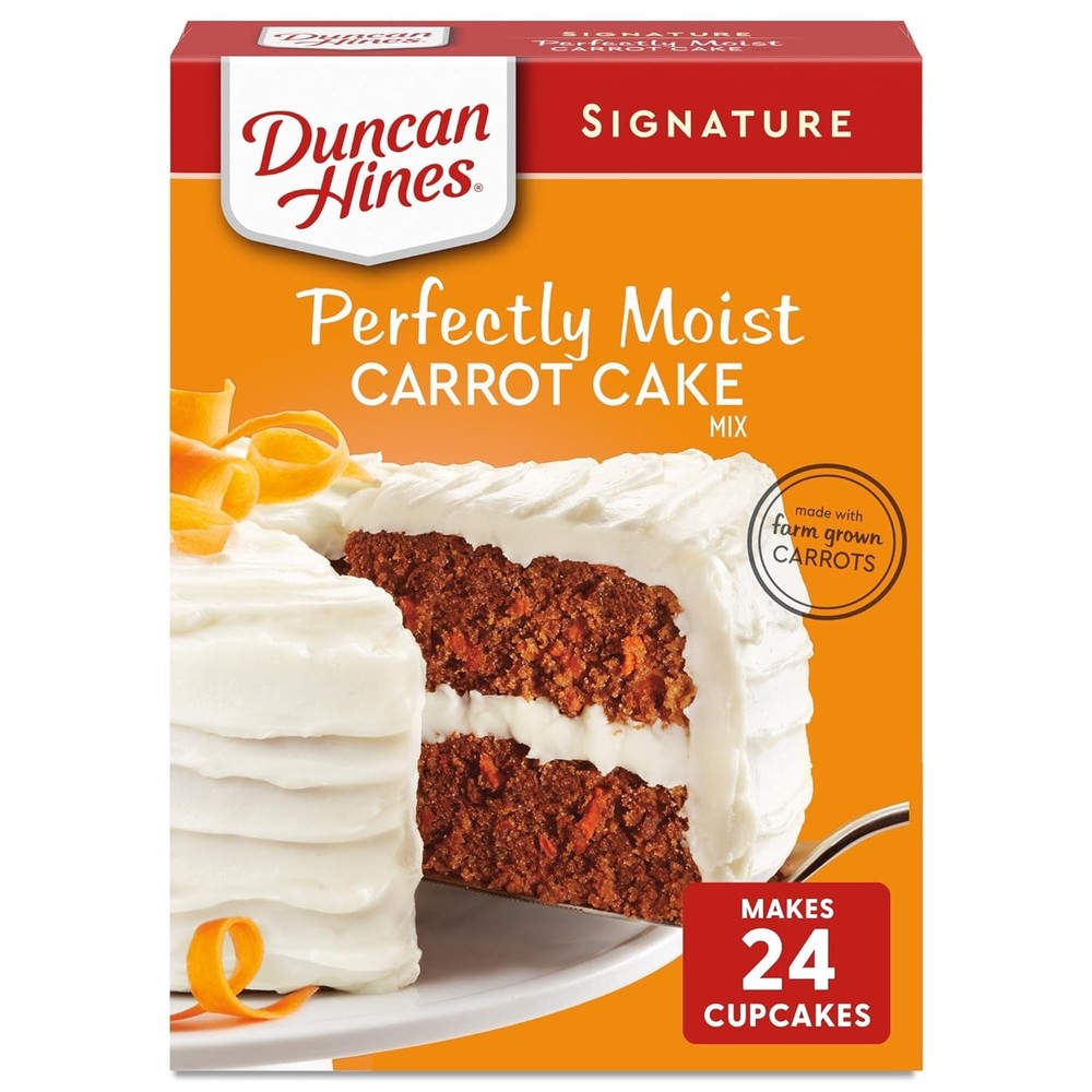 Carrot Cake Mix Baking Thanksgiving