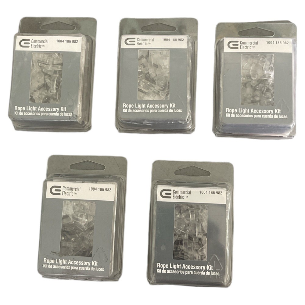 Commercial Electric Rope Light Accessory Kit (5 Pack) (M)