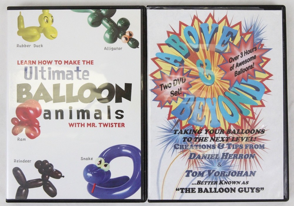 DVD Ultimate Balloon Animals + Above & Beyond Daniel Herron Tom Vorjohan
