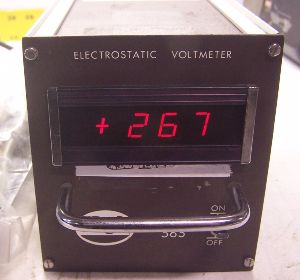 Trek Electrostatic Voltmeter With Power Cable 115 VAC  MODEL 565