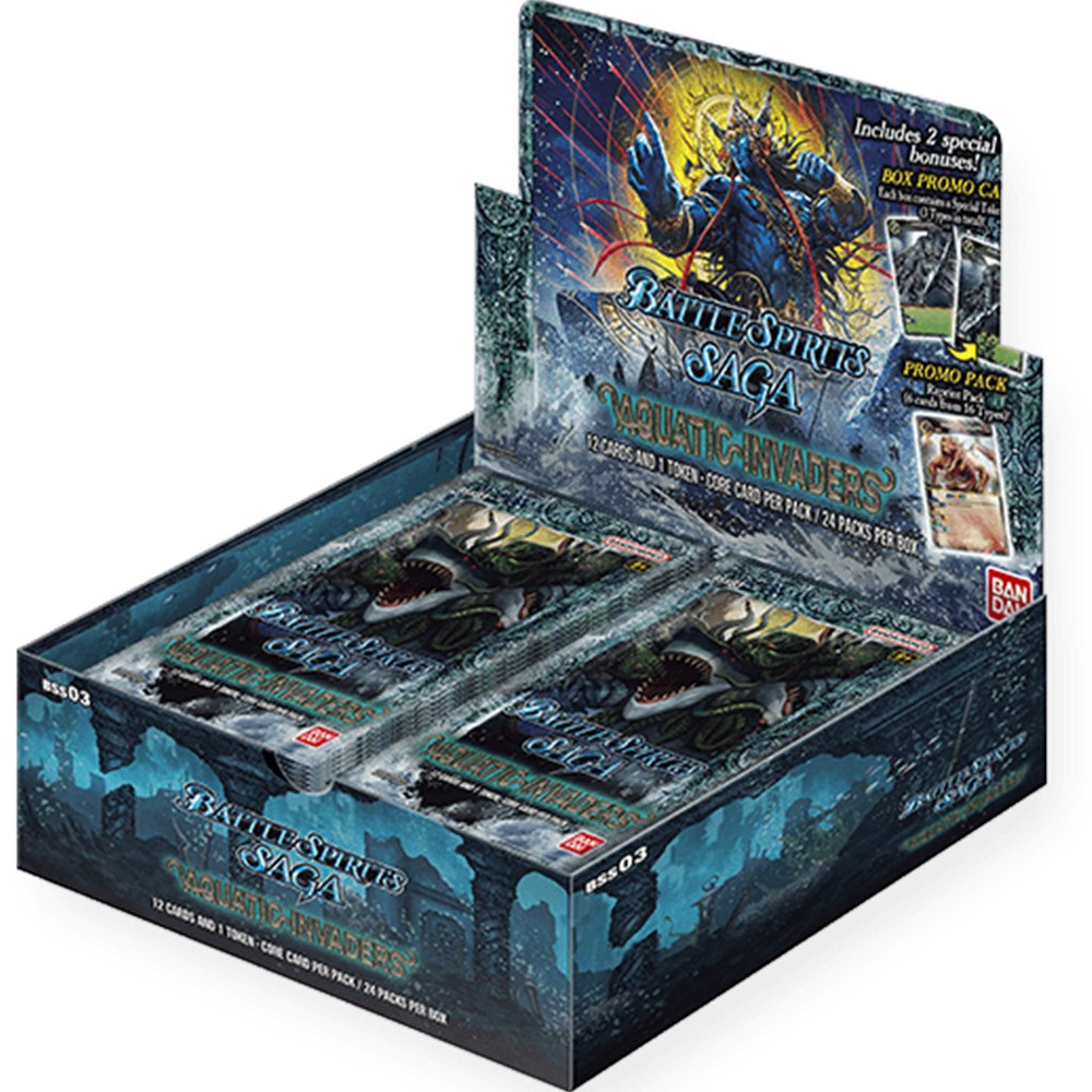 BSS BSS03 AQUATIC INVADERS SEALED BOOSTER BOX, INCLUDES GAMEGRUMPS PACK!