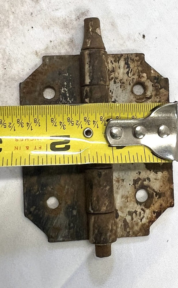 Pair Rustic Hinges 3 1/2 In X 2 1/2 Gate / Barn Door Hinges