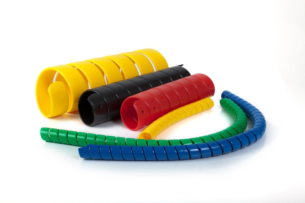 Caplugs SPPC Series – Safeplast Pre-Cut Spiral Wrap Hose & Cable Protector Ye...