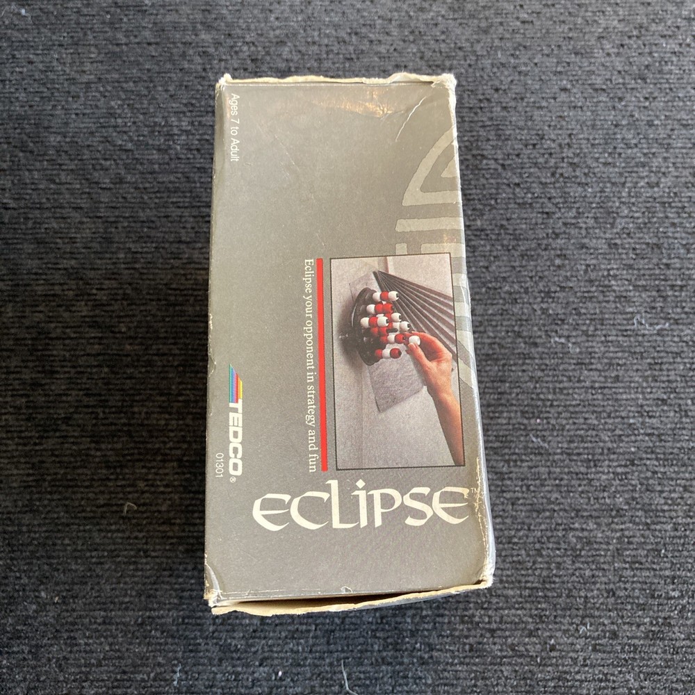 Vintage 1989 Eclipse 3D Game Instuctions and Original Box Included