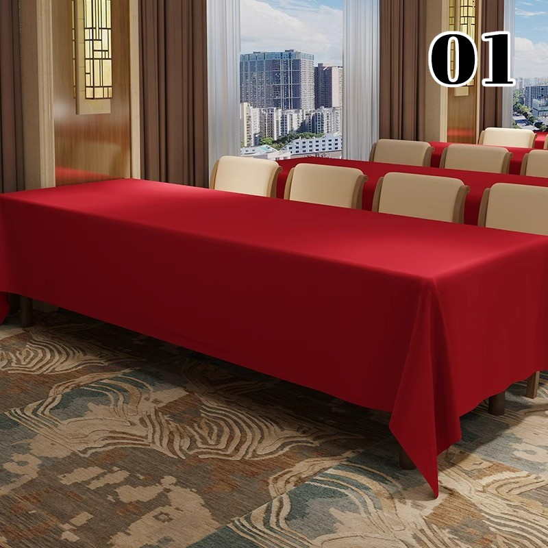 Luxury Hotel Use Rectangular Hotel Conference Table Cloth Office Exhibition NEW