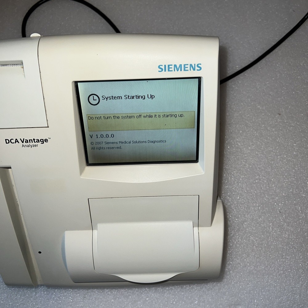 Siemens DCA Vantage Analyzer (2007, Software Ver. 1.0.0.)