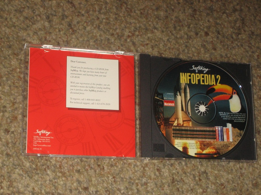 MAC-SOFTKEY INFOPEDIA 2 THE ULTIMATE MULTIMEDIA ENCYCLOPEDIA & REFERENCE LIBRARY
