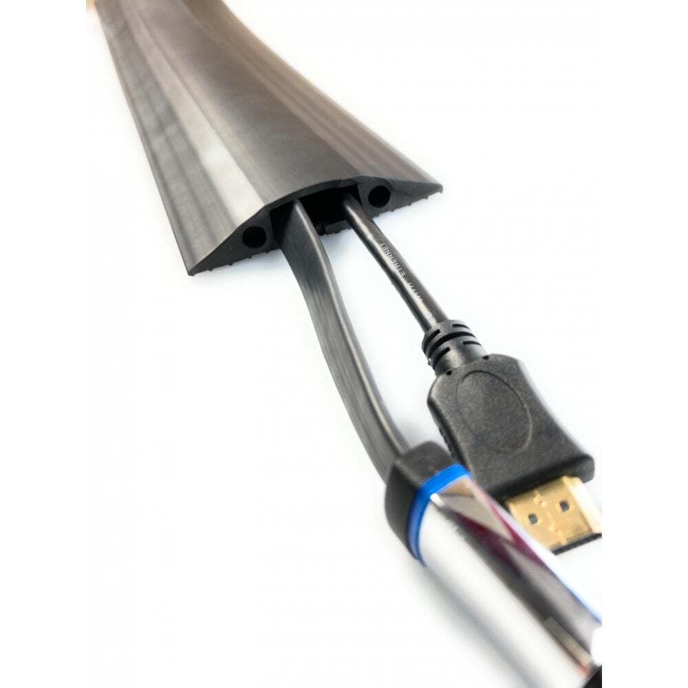 Black Cable Floor Protector / Cover /Protect Prevent a Trip HazardOn1shelf®