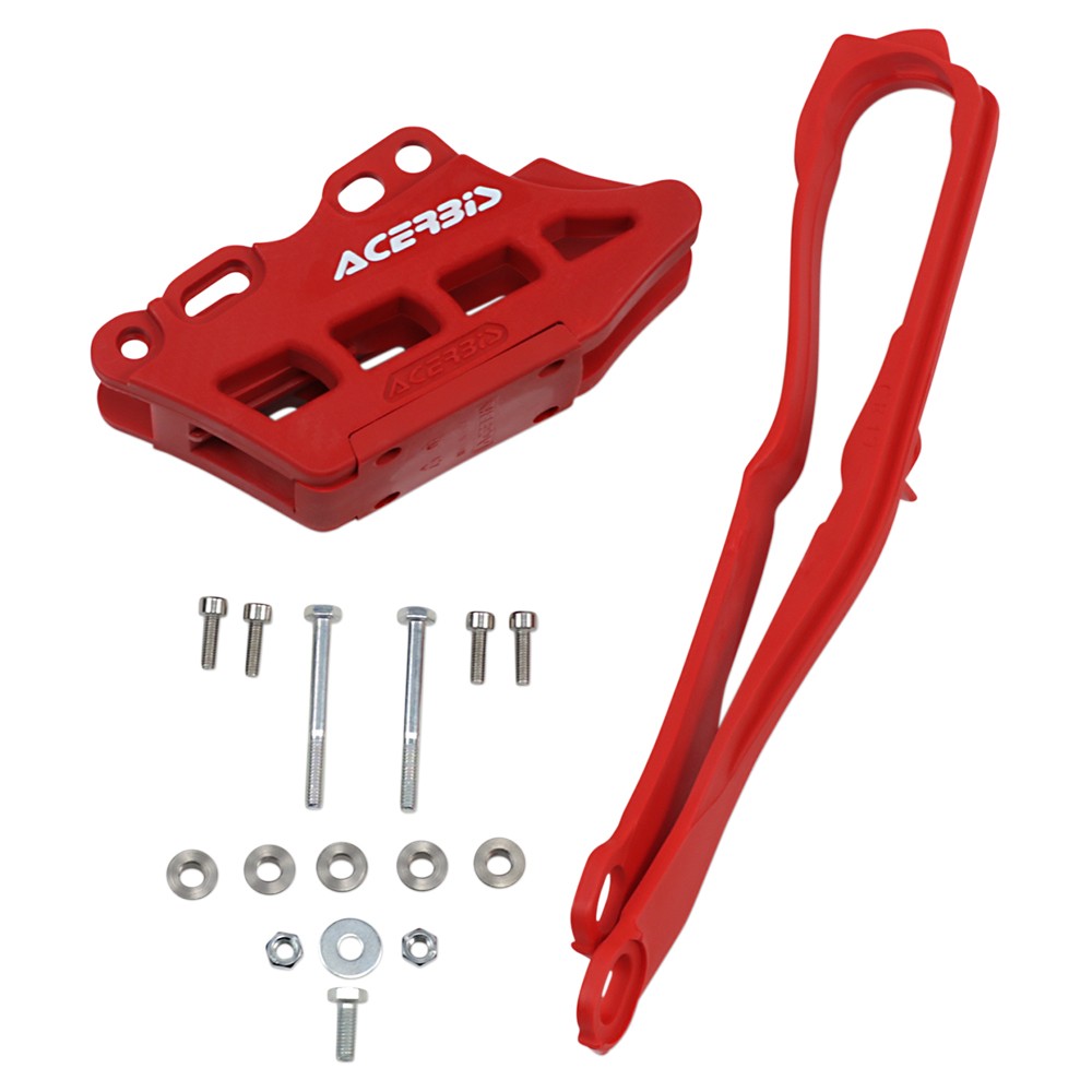 Acerbis Chain Guide and Slider Kit - Red - 2742640227