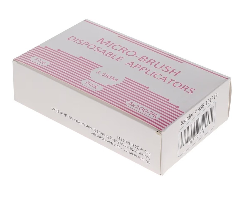 Disposable Dental Brush Micro Applicator Micro Brush Dental, 400 Count