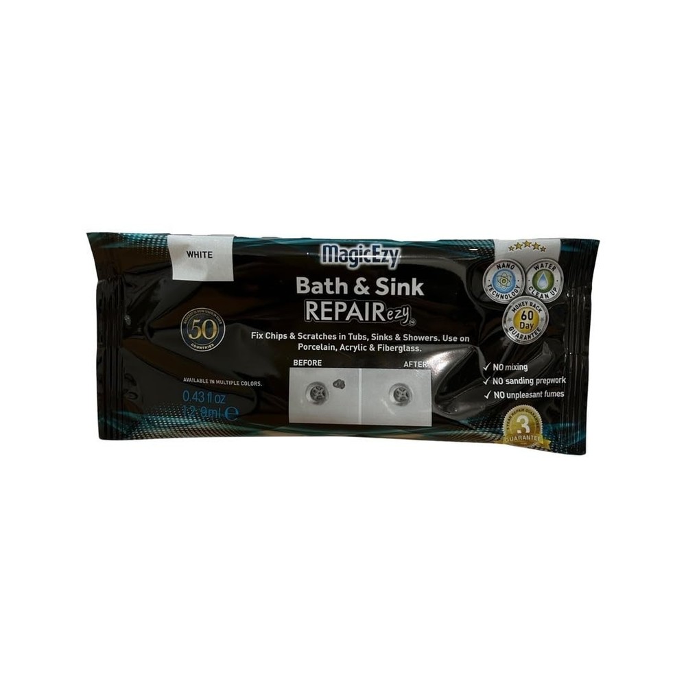 Bath & Sink RepairEzy - Professionally and Easily Touch- Up Cracks, Chips, an...