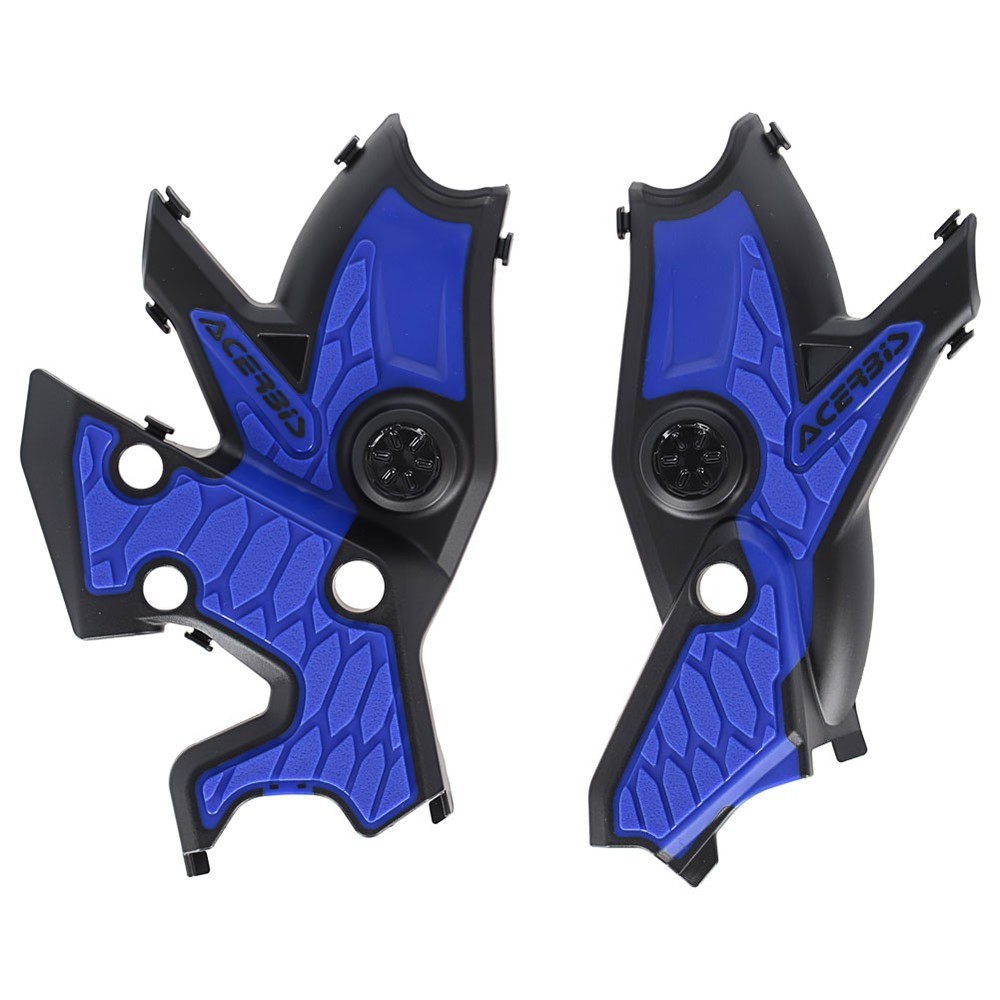 Acerbis X-Grip Frame Guards - Black/Blue - Guards