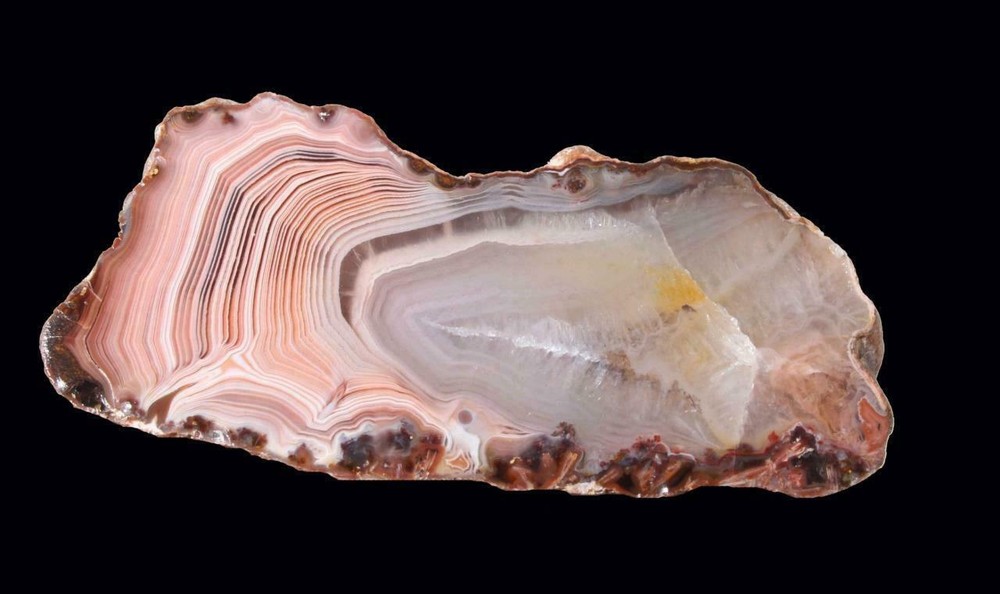 Polished Australia Wave Hill Agate 7.5 oz Australia  Shadow Effect