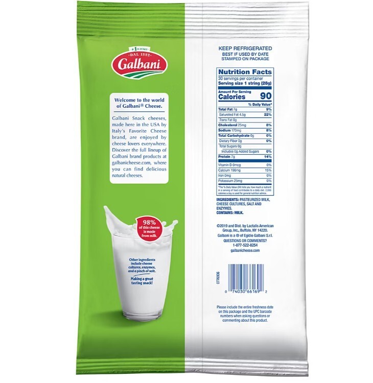 Galbani Whole Milk String Cheese, 30 ct.
