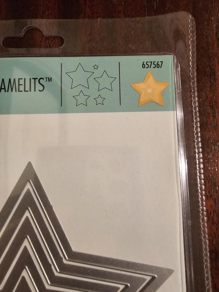 NIP Sizzix Framelits Nesting Stars 657567 5 Dies