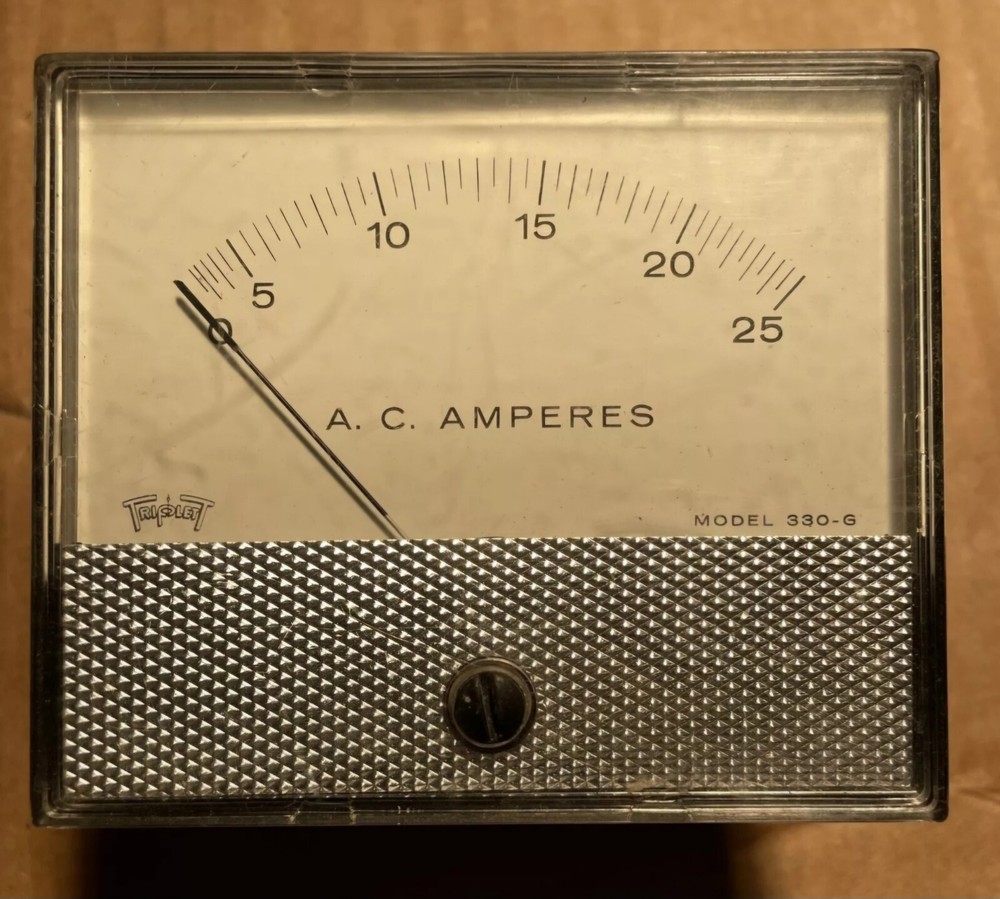 Triplett - Model 330-G Range 0 - 25 AC