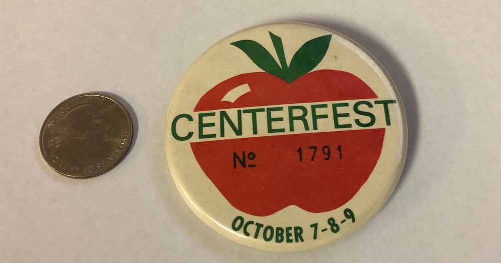 Centerfest Festival Button Pin