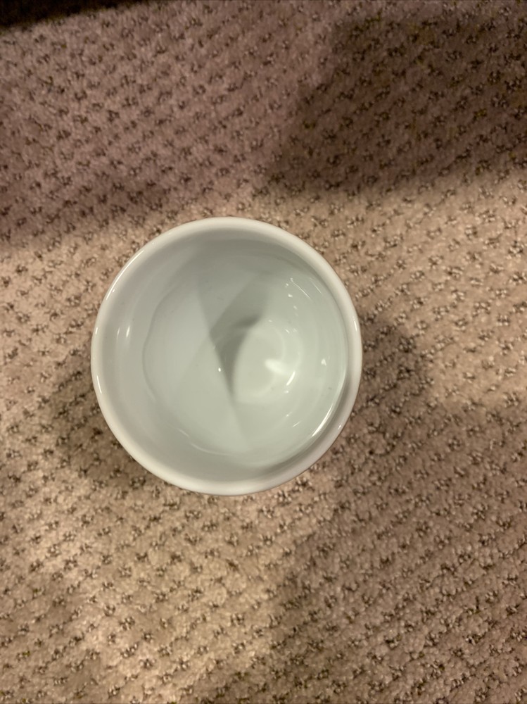 Judaica White 5" Kiddush Cup