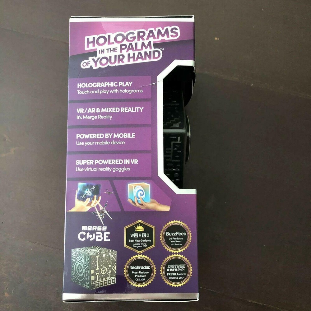 MERGE Cube Augmented Reality STEM Tool Use Your Phone AR/VR Holograms